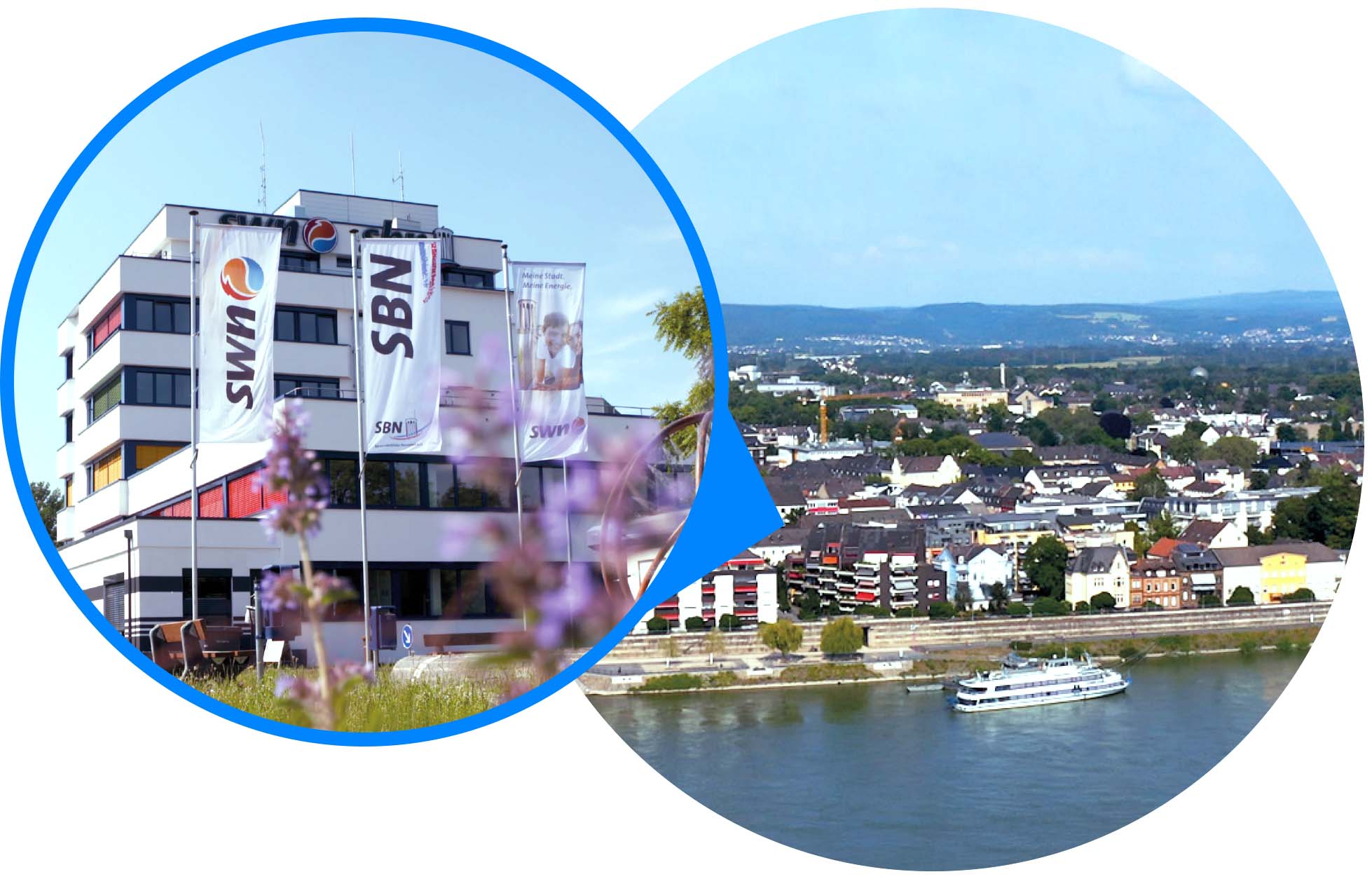 Nahaufnahme des Stadtwerks.