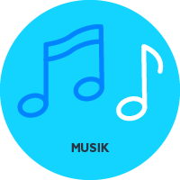 Icon "Musik" - 2 Musiknoten