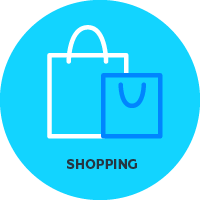 Icon "Shopping" - Einkaufstüten