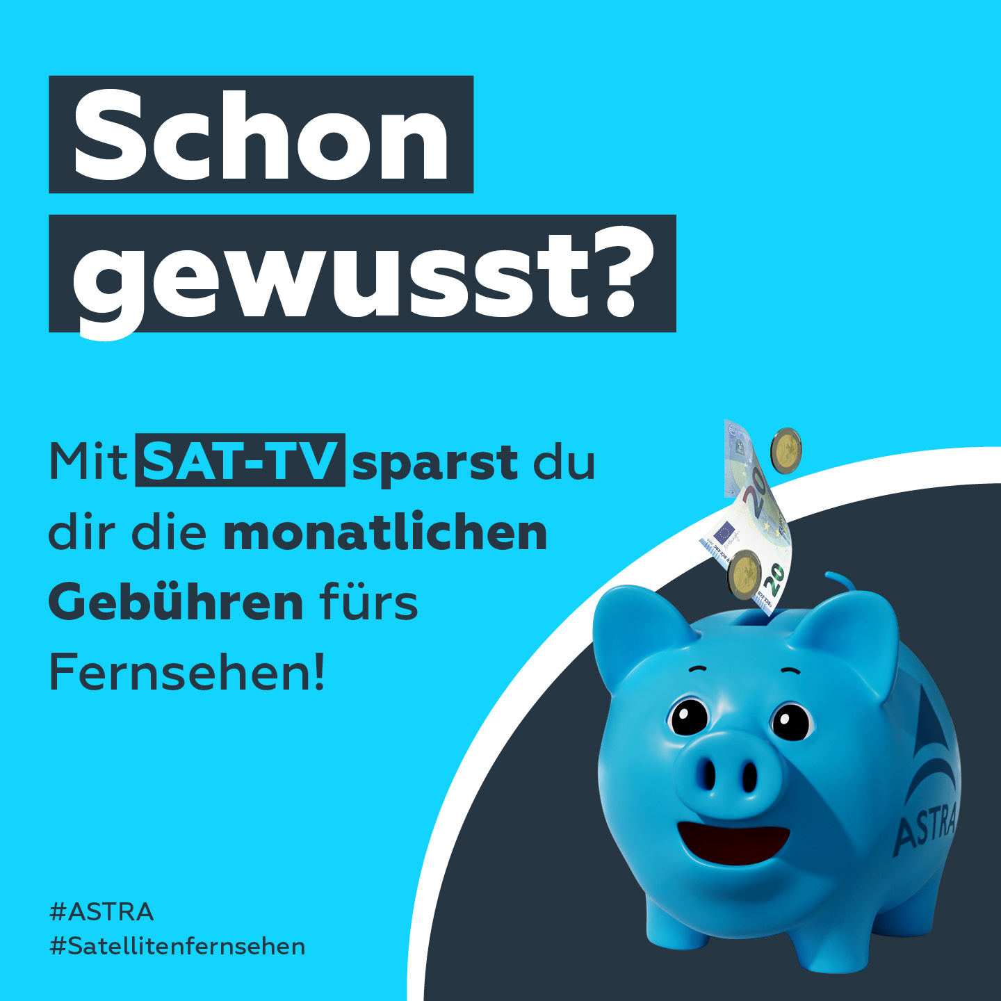 Visual mit ASTRA Geld sparen