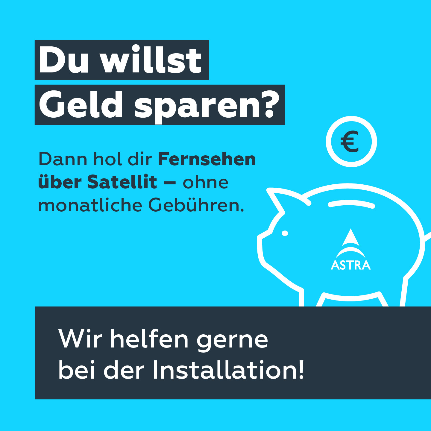 Visual mit ASTRA Geld sparen