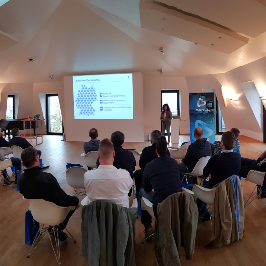 Ein Seminar, wird abgehalten.