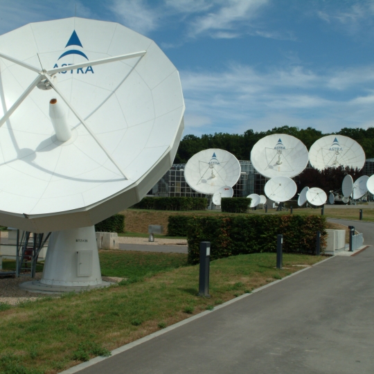 Die ASTRA Satelliten von Luxemburg