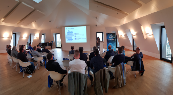 Ein Seminar, wird abgehalten.