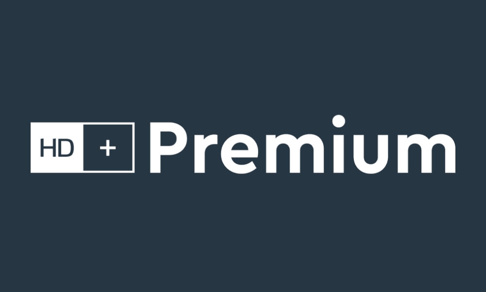 HD Plus Logo mit dem Wort "Premium"